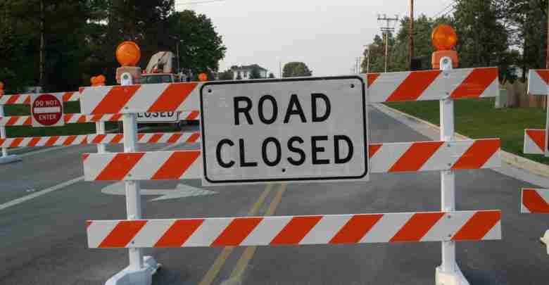 road closed