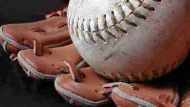 baseball and glove