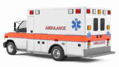 Ambulance car back
