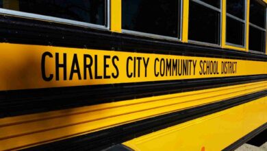 Charles City School Bus