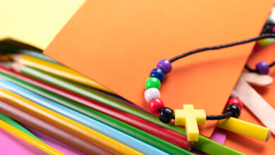 Bigstock Color Pencils Plastic Cross N 384556157 390x220