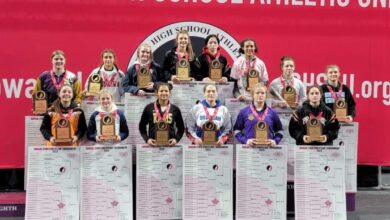 Girl State Wrestling Champs Group Photo 2023 390x220