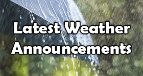 Weather Announcements