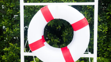 Bigstock Flotation Ring Near Sea And Po 469453853 390x220