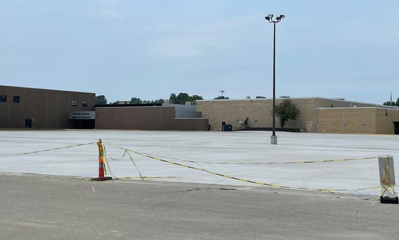 New Hampton High School Repaved Parking Lot 780x470