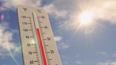 Bigstock Thermometer On Blue Sky And Sh 458303015 390x220