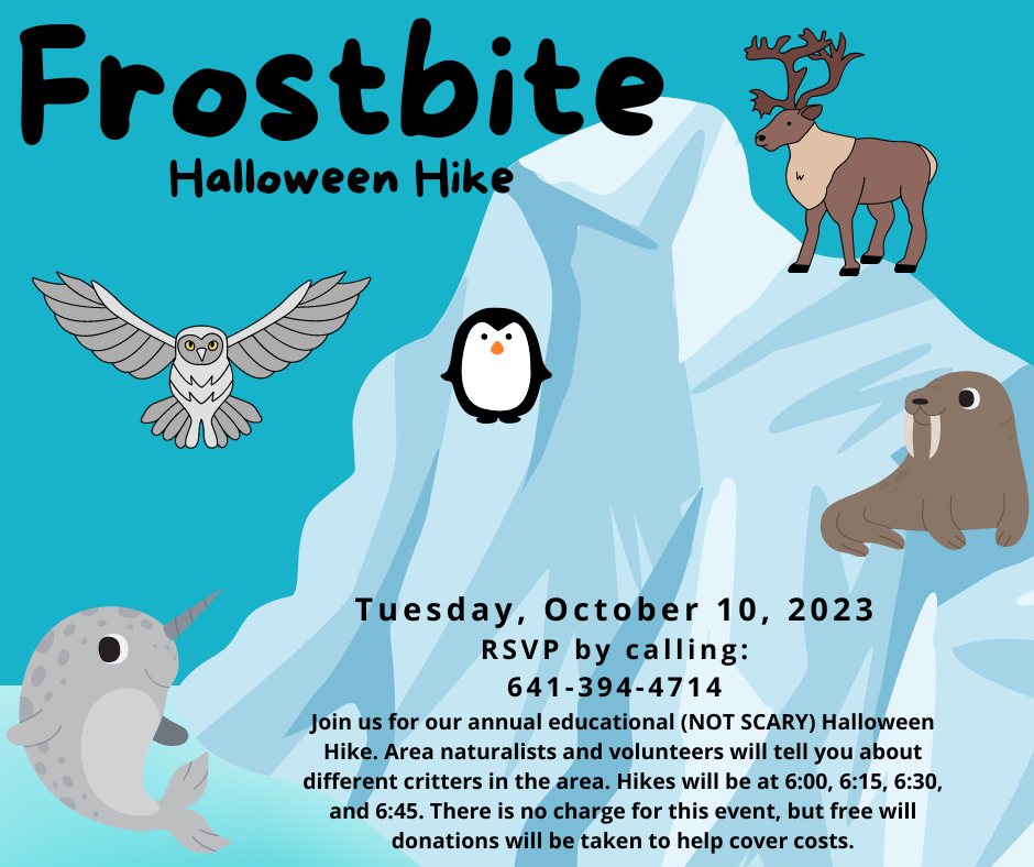 Chickasaw Co Conservation Halloween Hike 2023