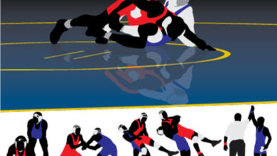 Bigstock Set Of Wrestling Action Silhou 26082707 390x220
