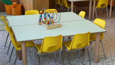 Bigstock Toy On The Table In The Kinder 211682779 Scaled 390x220