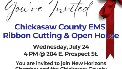 Chickasaw Co EMS Ribbon Cutting Open House 390x220