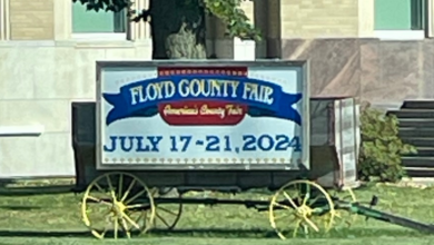 Floyd County Fair Sign 2024 390x220