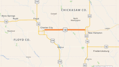 Dot Map Highway Between CC NH 390x220