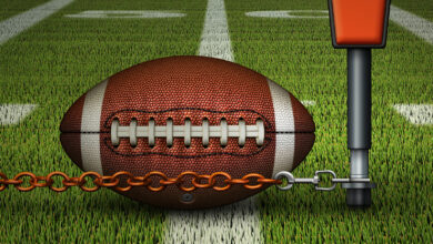 Bigstock Closeup Of An American Footbal 295569403 390x220