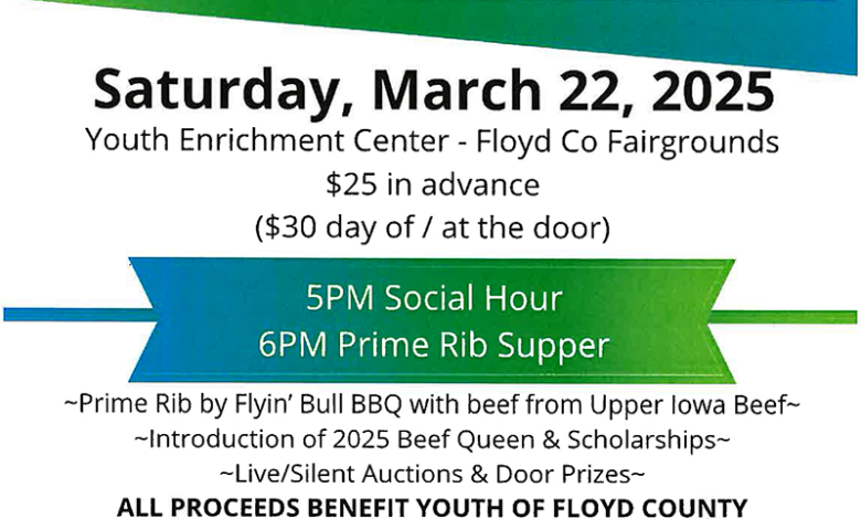 Floyd County Cattlemen Annual Fundraiser 2025 780x470