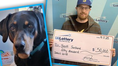 Ia Lottery Winner From Decorah And His Dog 390x220