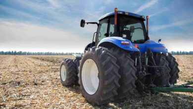 Tractor On Field