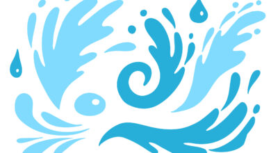 Bigstock Water Splashes Line Silhouette 477868703 Scaled 390x220