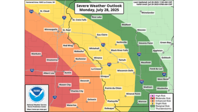 Severe Weather Threat 7 28 25 390x220