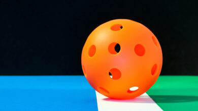 Bigstock Orange Indoor Pickleball On Th 301782325 390x220