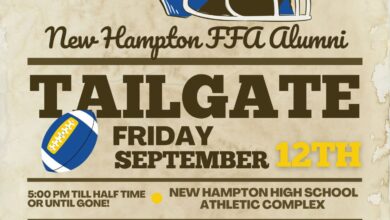 FFA New Hampton Alumni Tailgate 2025 390x220