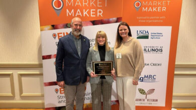 Mallory DeVrie Accepts HHNI Award 390x220