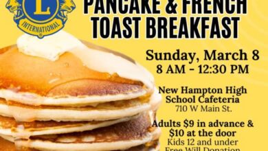 NH Lions Club 54th Pancake French Toast BReakfast 390x220
