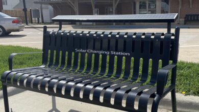 NHPL Solar Powered Bench 390x220