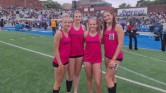 Turkey Valley 1A Girls Distance Medley Relay