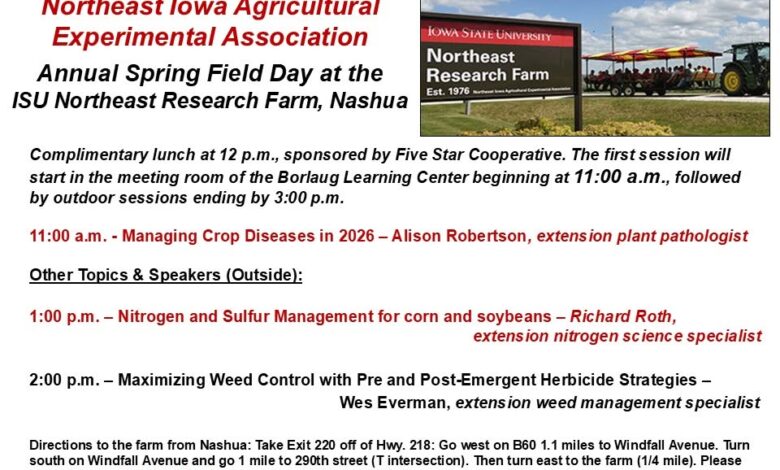 Northeast Research Farm Spring Field Day June 2024 780x470