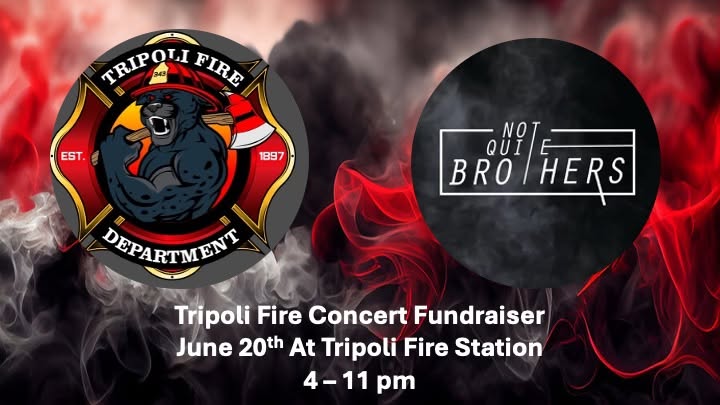 Tripoli Fire Department Concert Fundraiser Saturday (06.20) Night - 95.1 The Bull