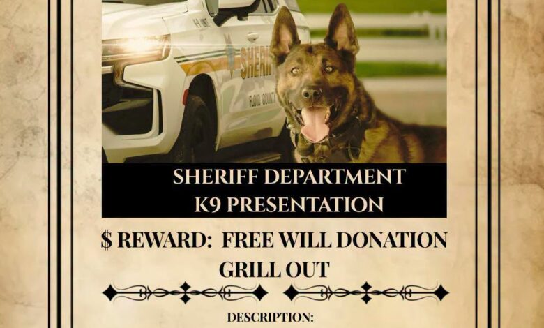 FCSO K9 Fundraiser Floyd Co Fair 2026 780x470