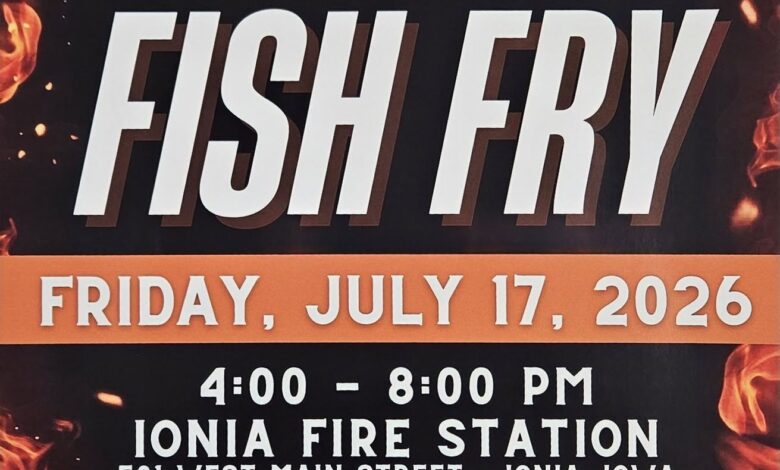 Ionia Firemens Fish Fry July 2026 780x470