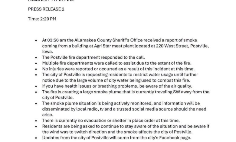 Allamakee Co Sheriff Agri Star Fire 780x470