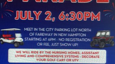 Golf Cart UTV Parade New Hampton 390x220