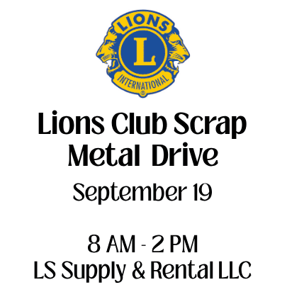Lions Scrap Metal Drive