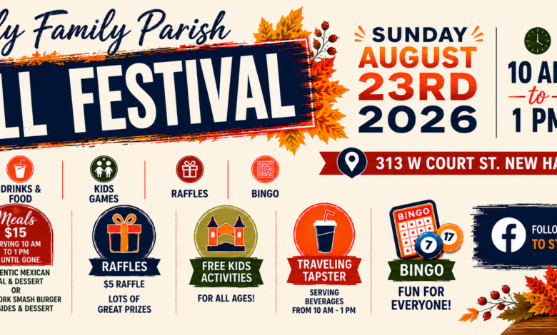 Holy Family Parish Fall Festival 2026 780x470
