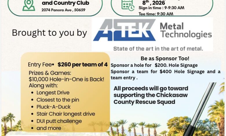 Rescue Squad Golf Outing 2026 780x470