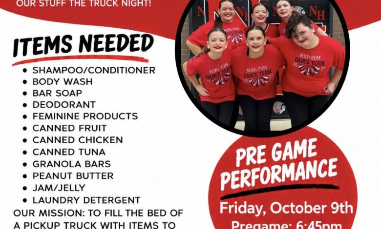 NH Dance Team Stuff The Truck 2026 780x470